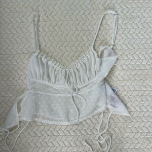 Edikted Open Back Lace Top